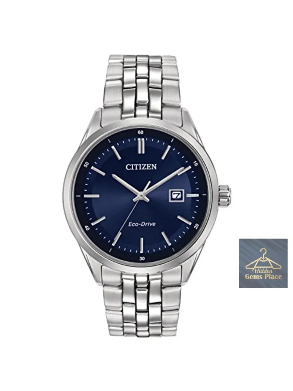 Citizen Eco-Drive Men's Watch, Sapphire Crystal, Date Display